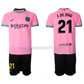 Maillot de Foot FC Barcelone Frenkie de Jong 21 Troisième 2020-21 - Enfant